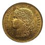 20 SFR Goldmünze Helvetia