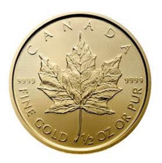 1/2 Unze Gold Maple Leaf
