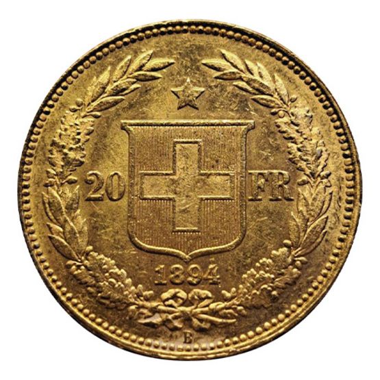 20 SFR Goldmünze Helvetia