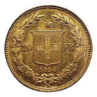 20 SFR Goldmünze Helvetia 20 SFR Goldmünze Helvetia