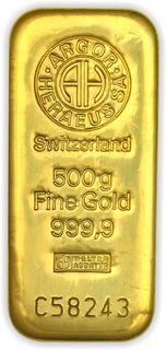 Goldbarren 500g auf Bestellung
