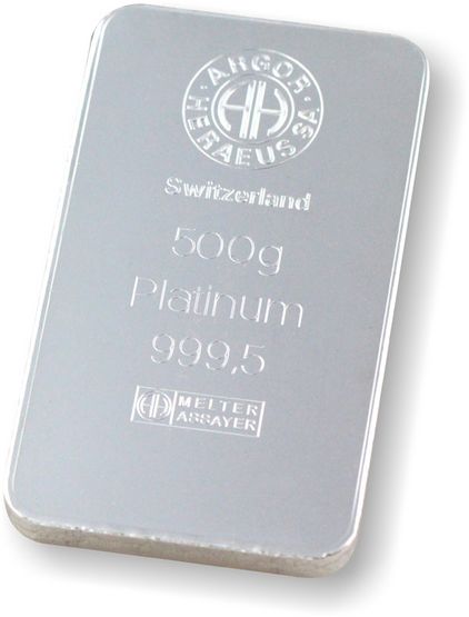 Platinbarren 500g
