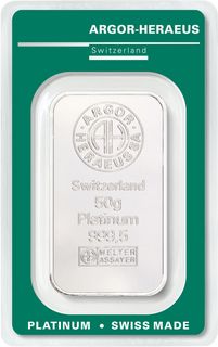 Platinbarren 50g Platinbarren 50g