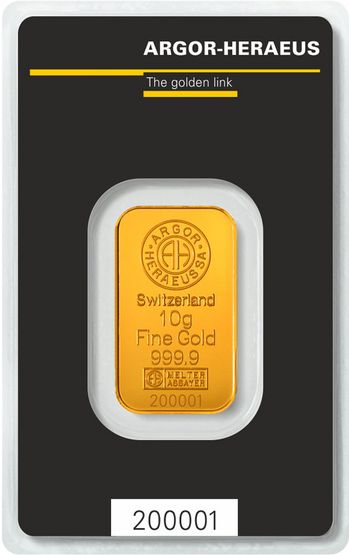 Goldbarren 10g