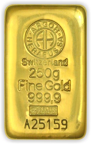 Goldbarren 250g auf Bestellung