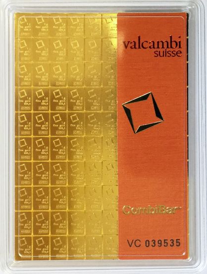 Gold Combibarren (100x 1g)