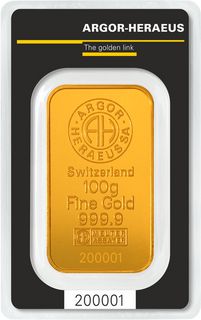 Goldbarren 100g gegossen