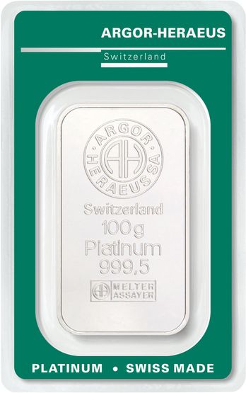 Platinbarren 100g Platinbarren 100g