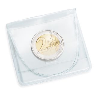 Münzentaschen für 1 Münze (46mm), 100er-Pack Münzentaschen für 1 Münze (46mm), 100er-Pack