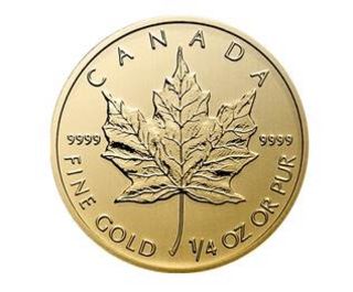 1/4 Unze Gold Maple Leaf 1/4 Unze Gold Maple Leaf